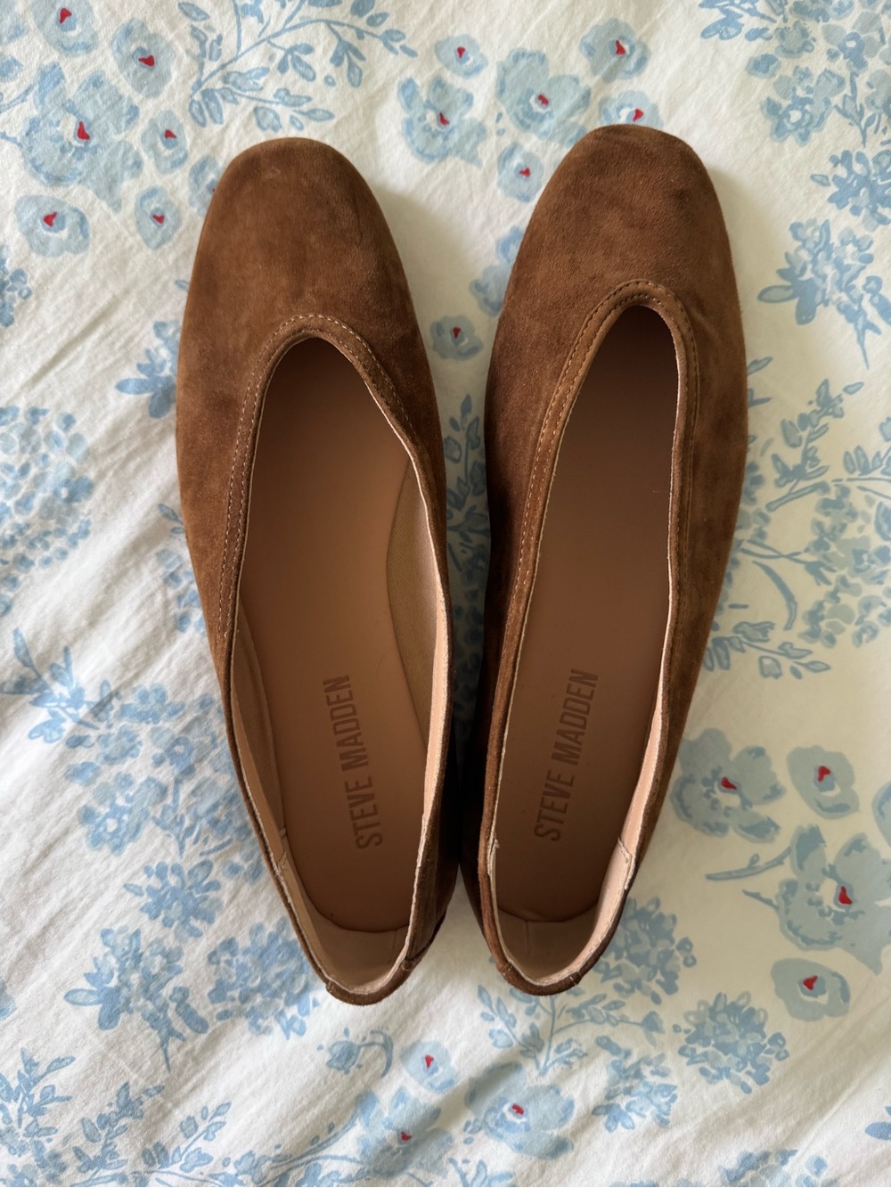 Steve Madden Leni Ballet Flats Chestnut Brown 7.5 - Picture 6 of 10